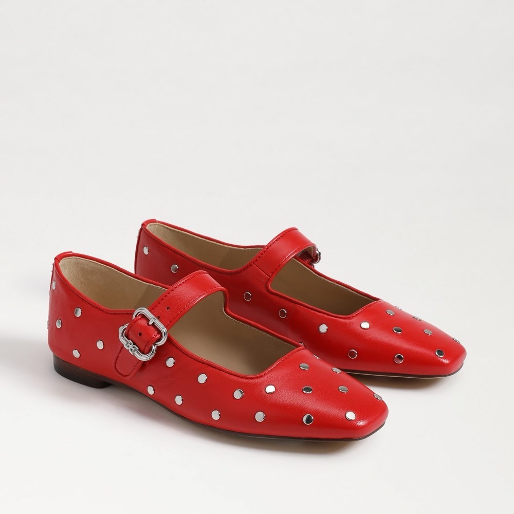 Sam Edelman Women's Michaela Stud Mary Jane Flat